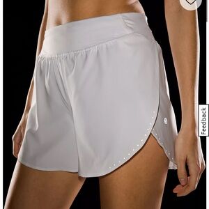 Lululemon Fast and Free 3” Short Limited Edition Embossed Pattern